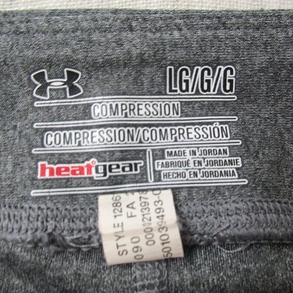 Under armour Ankle Leggings Womens Large Gray Activewear Heatgear Compression - Picture 6 of 11